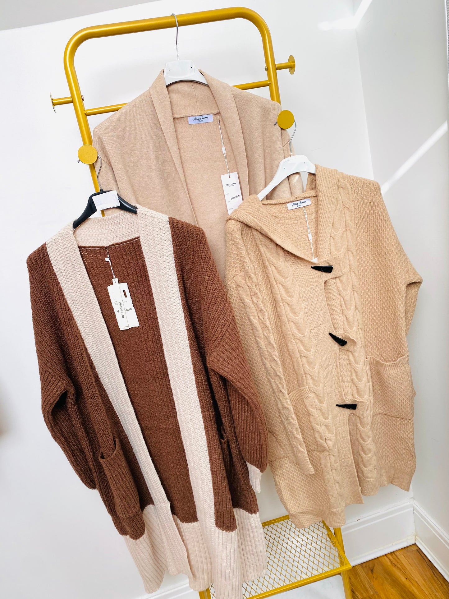 Mixed Knit Cardigans (OUTLET)