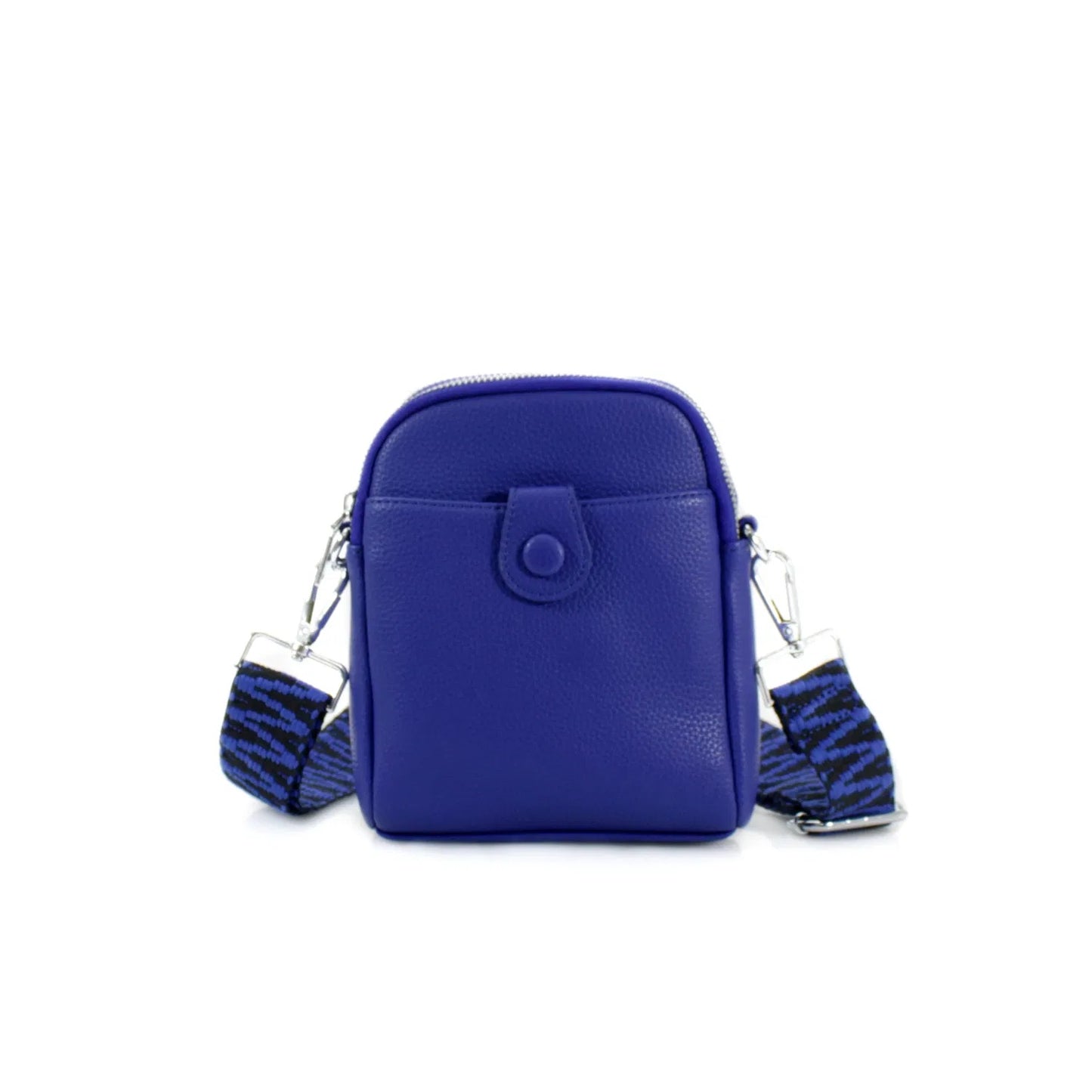 Small Rounded Cross Body Bag In Royal Blue LFH072 (CLEARANCE)